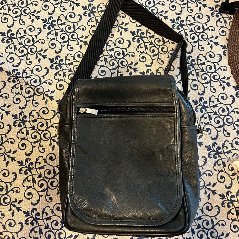Cross Body Conceal Carry Leather Purse